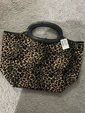 Vintage leopard print bag NWT